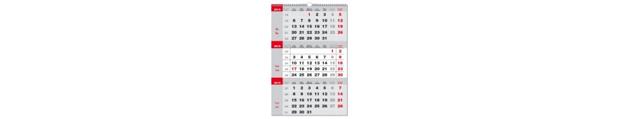 Calendare de perete triptice